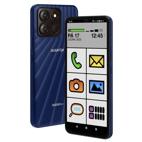 Aligator VS900 Senior Dual SIM: SOS tlačidlo a lokalizácia