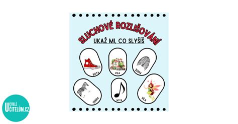 Obrázky predmetov na sluchové rozlišovanie