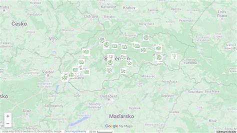 Mapa: Služby a úrady pre opatrovanie podľa regiónov