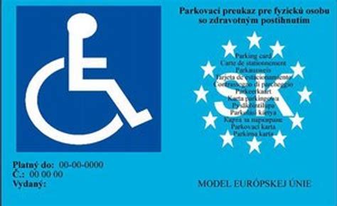 Infografika porovnávajúca výhody parkovacieho preukazu ZŤP v rôznych krajinách EÚ