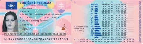 Ilustrácia európskeho vodičského preukazu