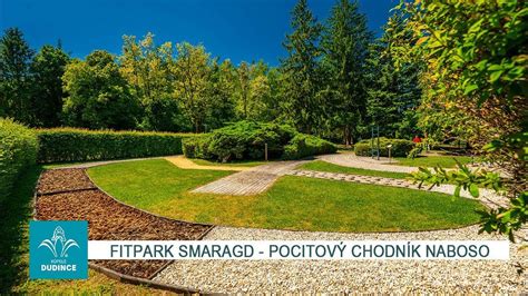 Pocitový chodník naboso a fitpark v kúpeľnom parku Dudiniec