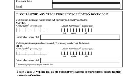 Detailný pohľad na formulár výpočtu dôchodku pre SZČO