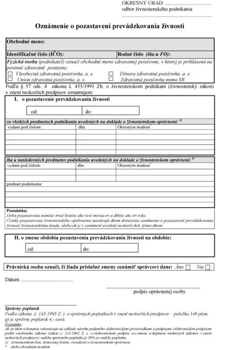 Dokumenty pre zamestnávateľov: Výkazy a formuláre
