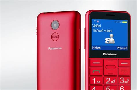 Odolná konštrukcia telefónu pre seniorov