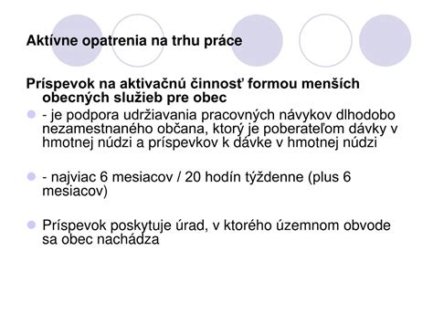 Infografika: Aktívne opatrenia trhu práce a ich ciele