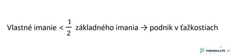 Pomer dlhu k vlastnému imaniu