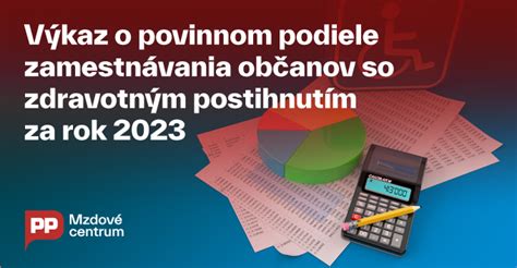 Infografika o povinnom podiele zamestnávania ZŤP