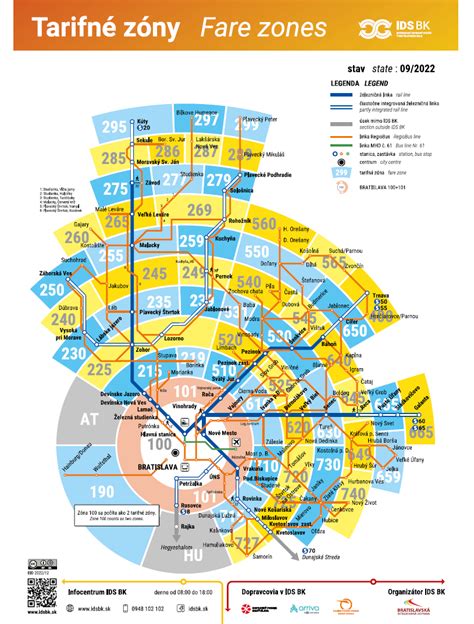 Mapa zón IDS BK s interaktívnym výberom