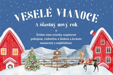 Vianočné prianie so zimným motívom