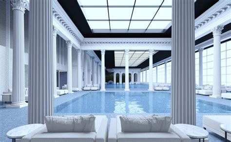Vizualizácia bazénového sveta Caracalla Spa
