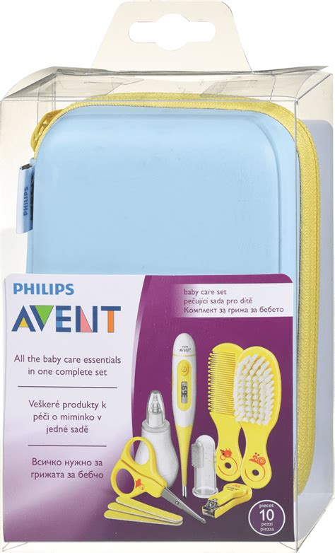 Obsah súpravy Philips Avent SCH400 pre starostlivosť o dieťa