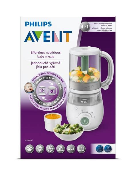 Funkcie parného hrnca Philips Avent 4v1 SCF885/01
