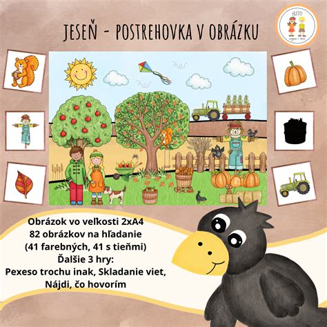 Ilustrácia hlavolamu s hľadaním predmetu na obrázku