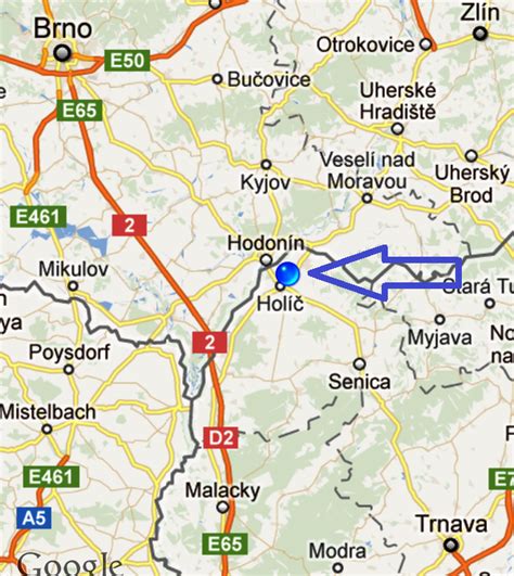 Mapa: Poloha Domova dôchodcov Holíč v okrese Skalica