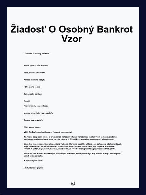 Formulár žiadosti o osobný bankrot na webovej stránke Centra právnej pomoci