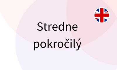 Rozhranie online kurzu angličtiny pre seniorov