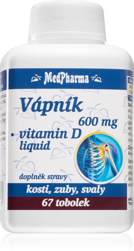 vápnik a vitamín D pre kosti