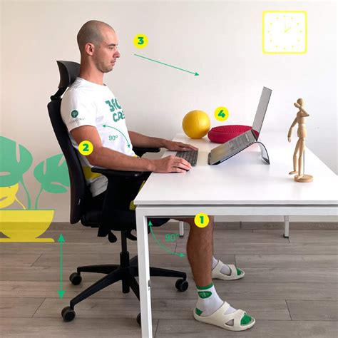 kancelárska ergonómia a správny posed za počítačom