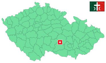 Mapa obce Obyce s vyznačenou polohou Domova v prírode