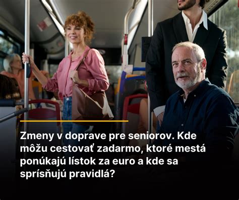 Infografika o zľavách pre seniorov v doprave