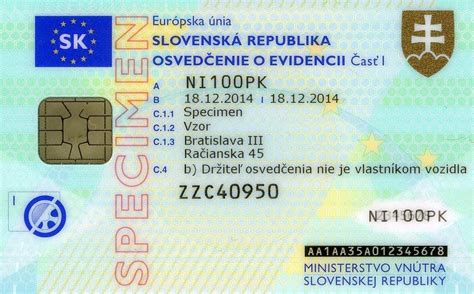 Ukážka technického preukazu a jeho častí