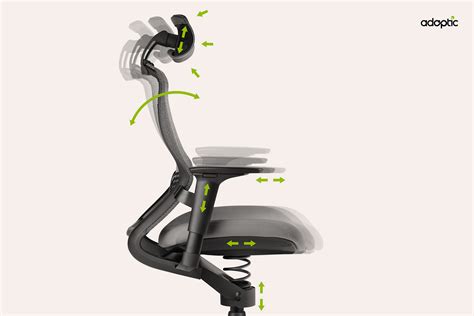 Ilustrácia ergonomickej kancelárskej stoličky