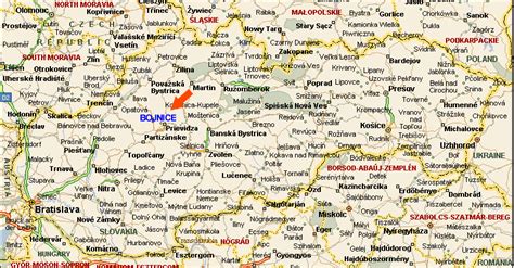 Mapa okolia Domova dôchodcov Bojnice s vyznačením nemocnice, polikliniky a lekární