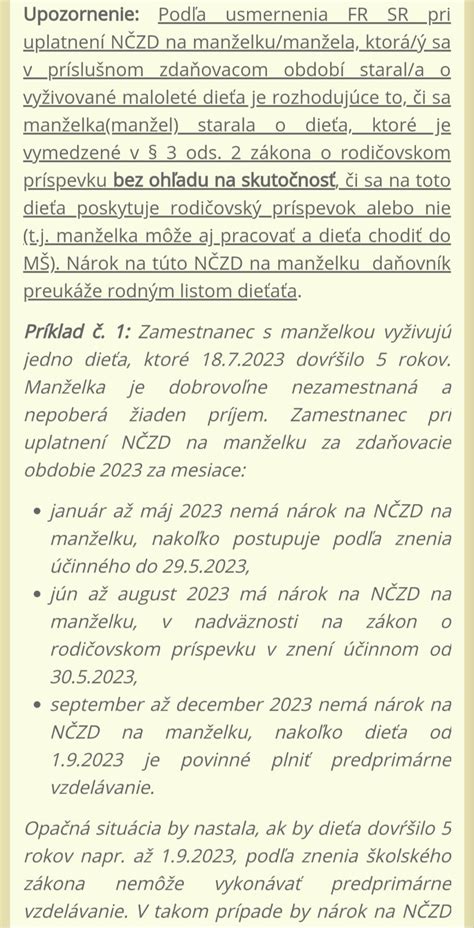 Ilustrácia k nezdaniteľnej časti dane na manželku
