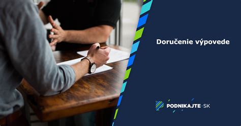 Doručenie výpovede