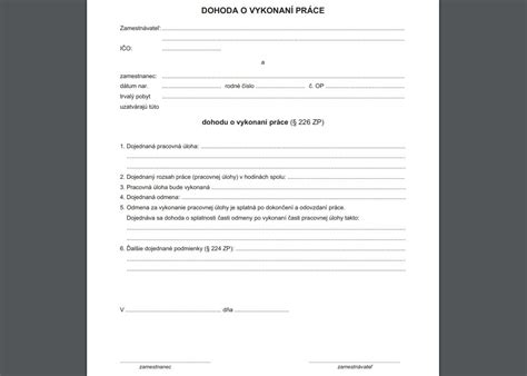 Infografika o sadzbách odvodov pre dohody