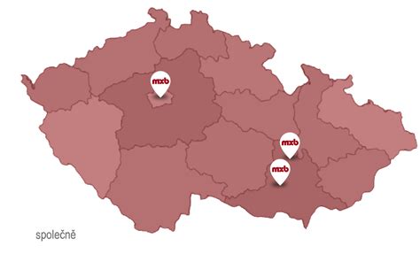 Mapa znázorňujúca daňové úrady a kontaktné miesta