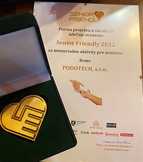 Logo ocenenia Senior Friendly