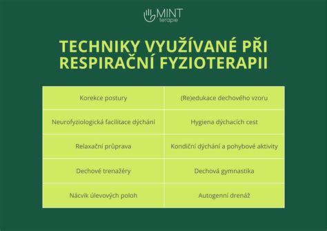 Ilustrácia znázorňujúca rôzne techniky fyzioterapie