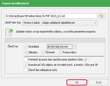 Screenshot rozhrania programu OLYMP pre tvorbu ELDP