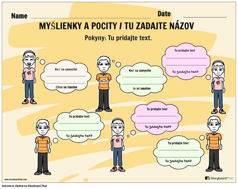 Človek prezentujúci svoje myšlienky
