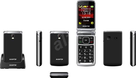 Mobilný telefón Aligator V710 Senior otvorený