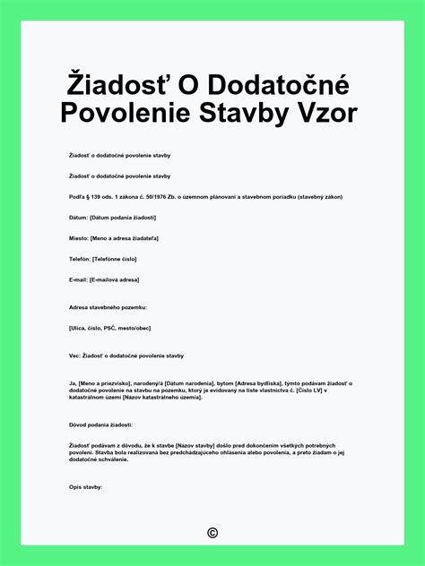 Dokumenty pre podanie žiadosti