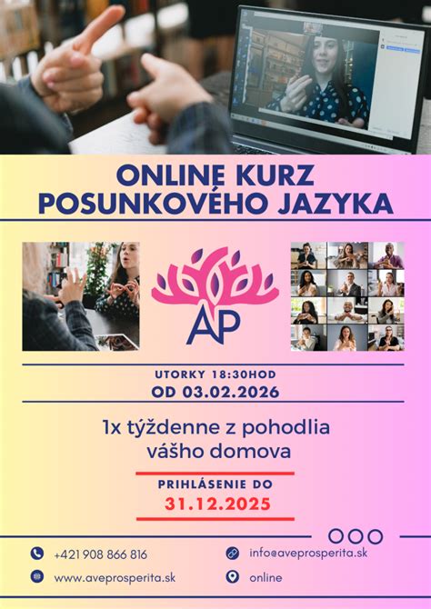 Rodinný kurz posunkového jazyka