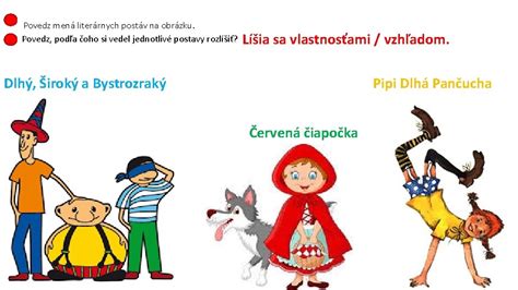 Siluety rôznych literárnych postáv