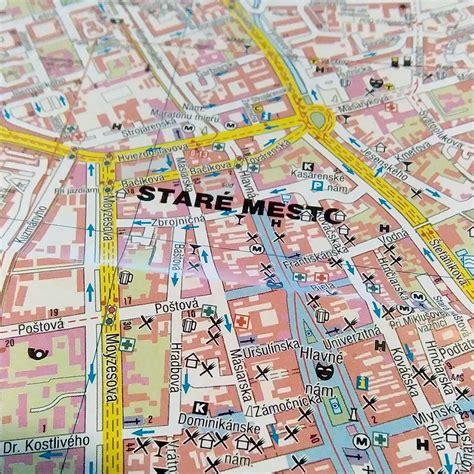 Mapa mesta Košice