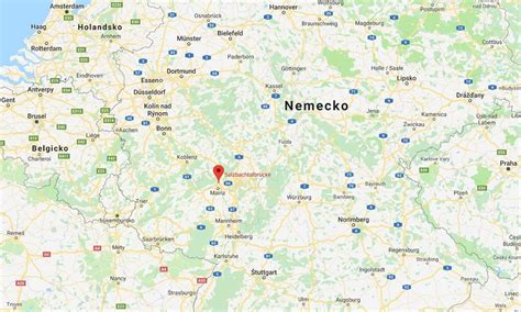 Mapa Nemecka v Európe