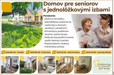 Domov pre seniorov Gerion - interiér a exteriér