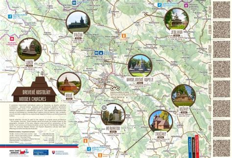 Mapa Prešovského samosprávneho kraja s vyznačenými sociálnymi zariadeniami