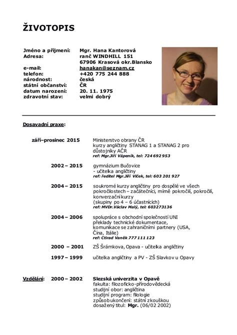 Príklad životopisu pre prácu v Rakúsku