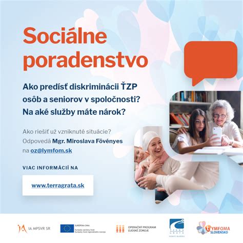 Ikony znázorňujúce rôzne sociálne služby (poradenstvo, pomoc v núdzi, ochrana detí)