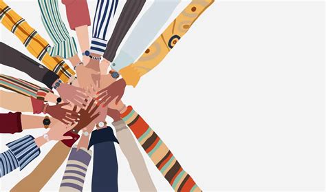 Ilustrácia komunitného centra s rôznymi aktivitami