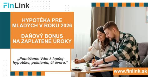 Daňový bonus a hypotéka