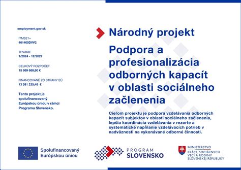 ZŤP - Podpora sociálneho začlenenia