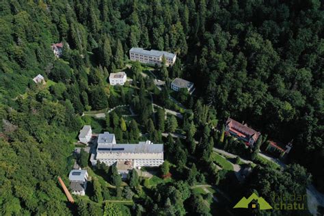 Kúpele Štós - pohľad na areál a okolitú prírodu